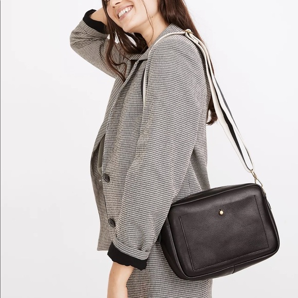 NEW Madewell Blue The Large Transport Camera Bag MA359 - Picture 1 of 5